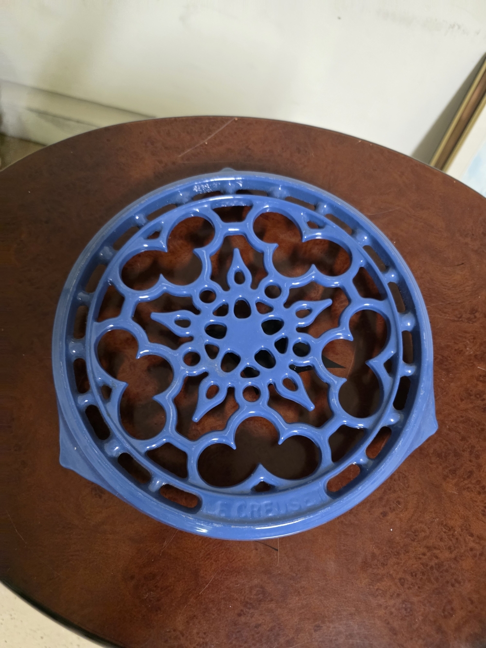 Le Creuset Blue Cast Iron Trivet